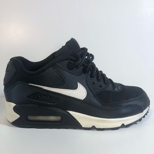 Grey & Black Air Max 90 Sneakers size 4 youth